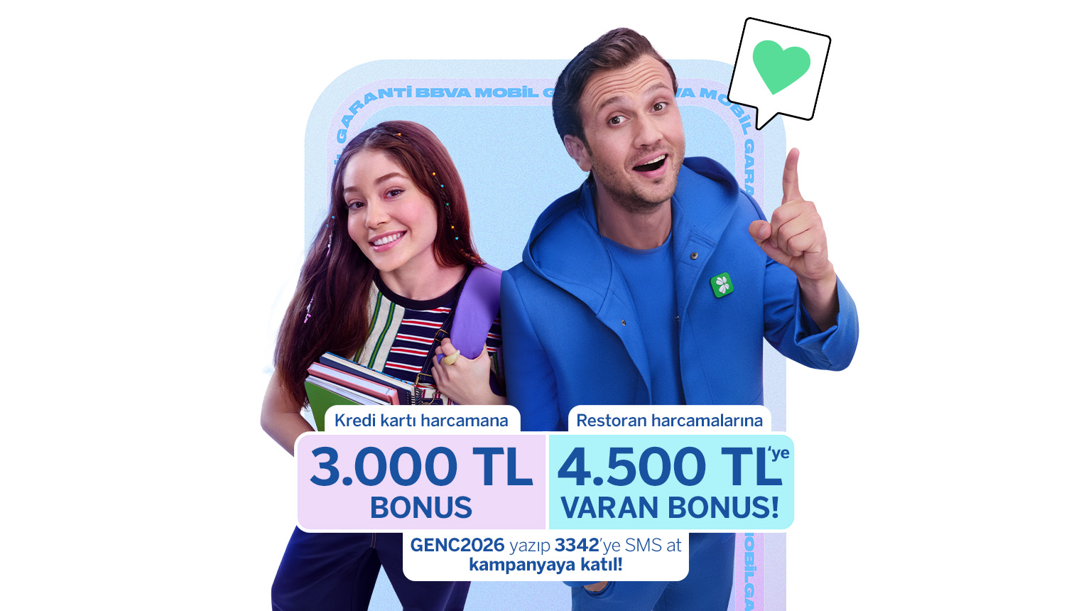 Garanti BBVA’lı olan gençlere 7.500 TL’ye varan büyük fırsat!