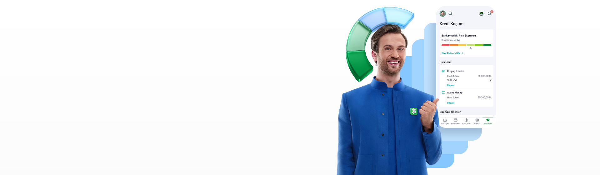 Size özel finansal rehberiniz Kredi Koçum, Garanti BBVA Mobil’de!