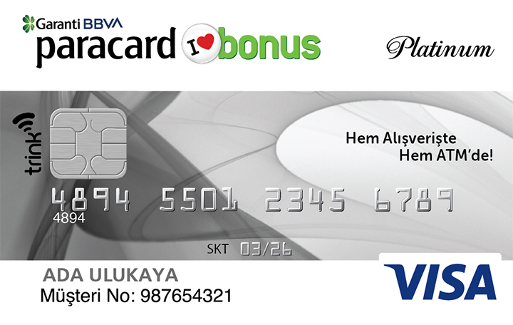 Paracard Bonus Platinum ile ayrıcalıklısınız!